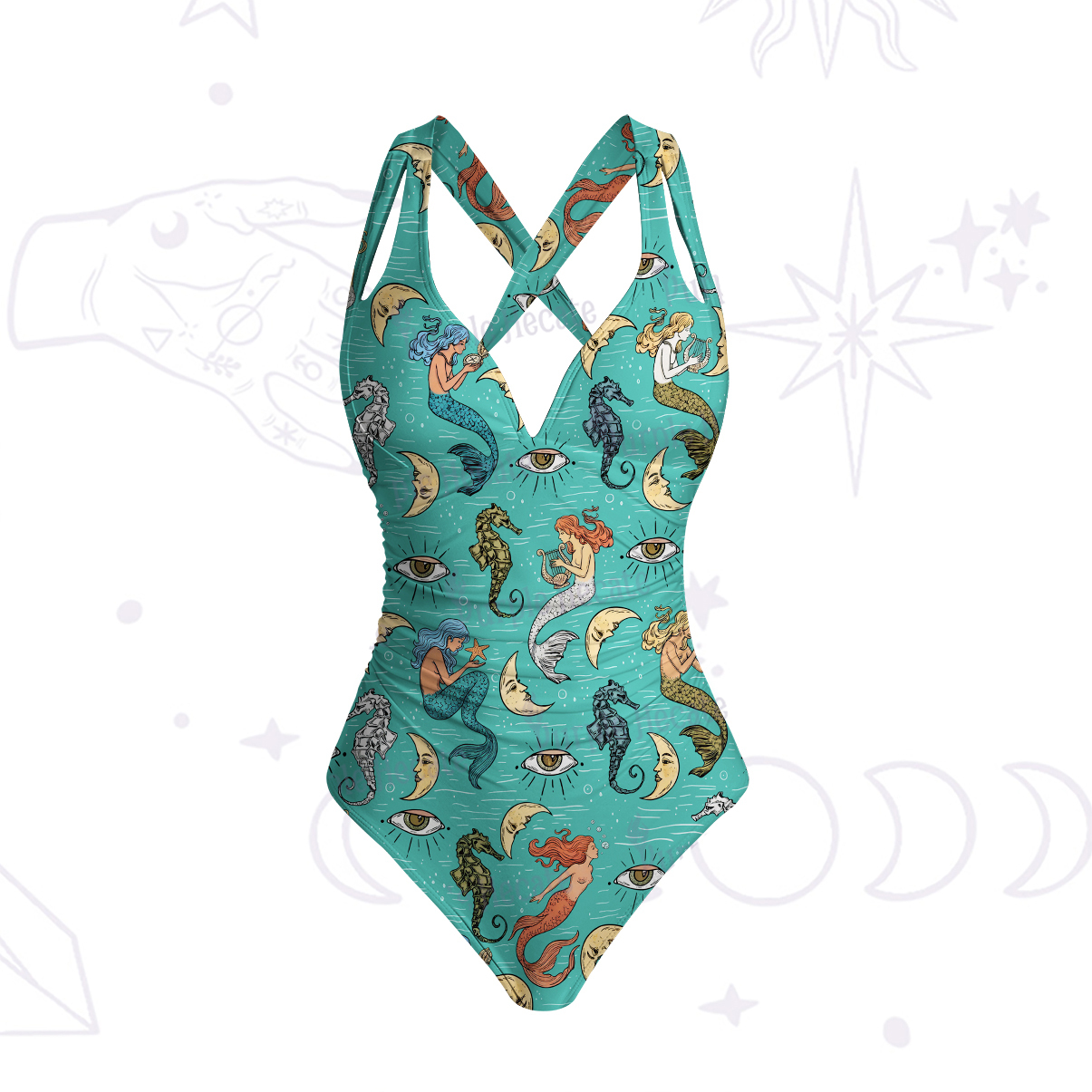 Magic Purplehecate Radiance of the Sun One-Piece Swimsuit