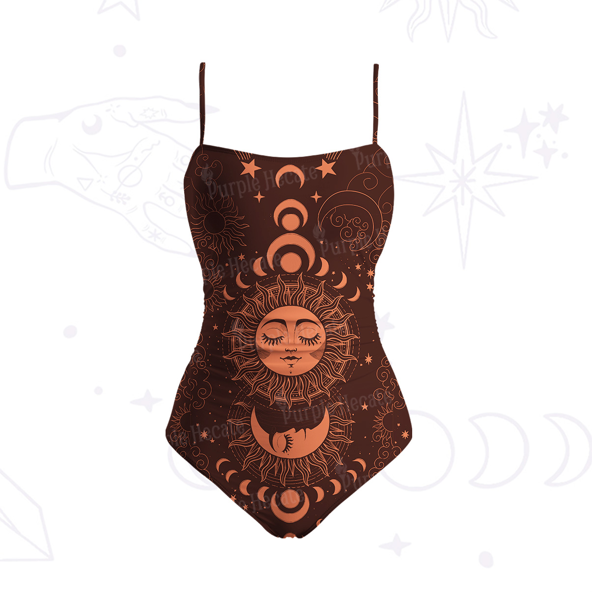 Purplehecate Lunar Eclipse One-Piece Swimsuit