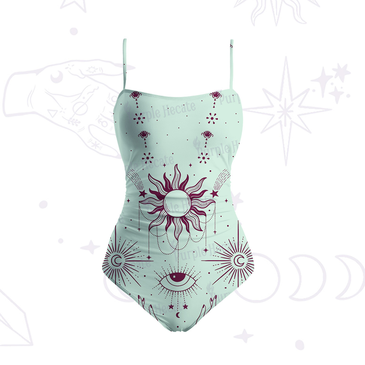Purplehecate Solar Oracle One-Piece Swimsuit