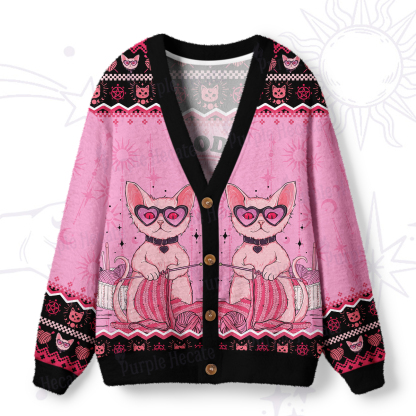 Purplehecate It's A Good Day To Crochet Ugly Cardigan Sweaters