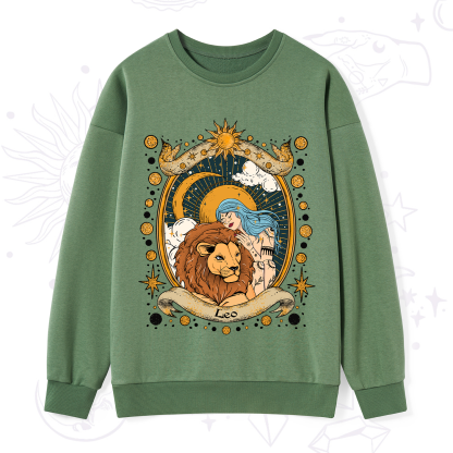 Purplehecate Leo Radiance Zodiac Sweatshirt