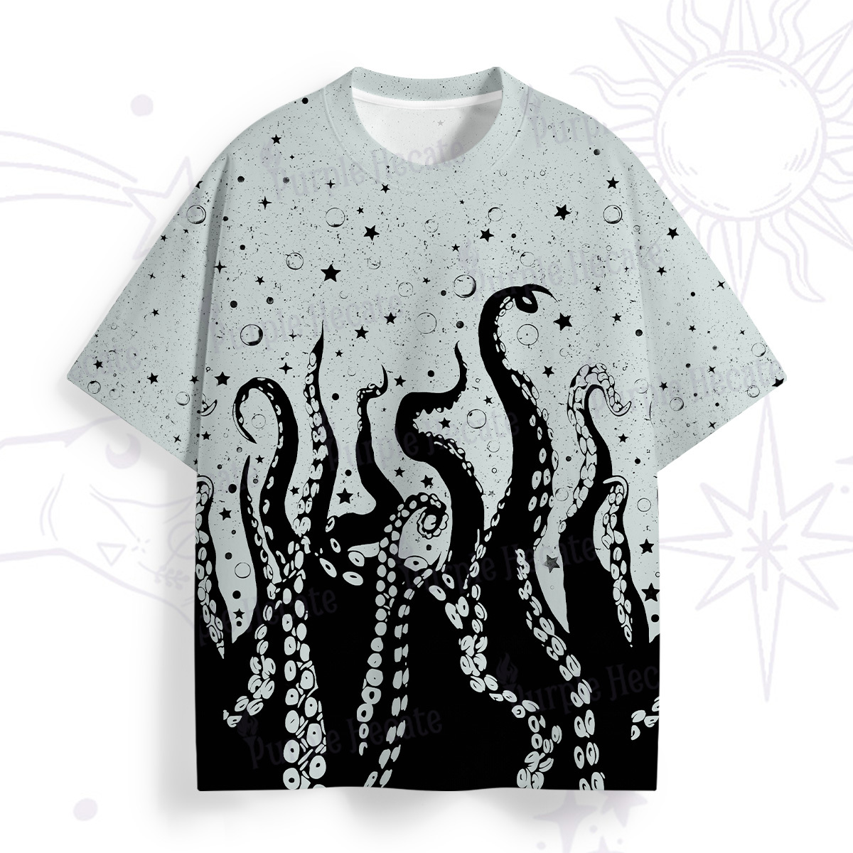 Purplehecate Tentacles of the Deep All Over Print T-Shirt