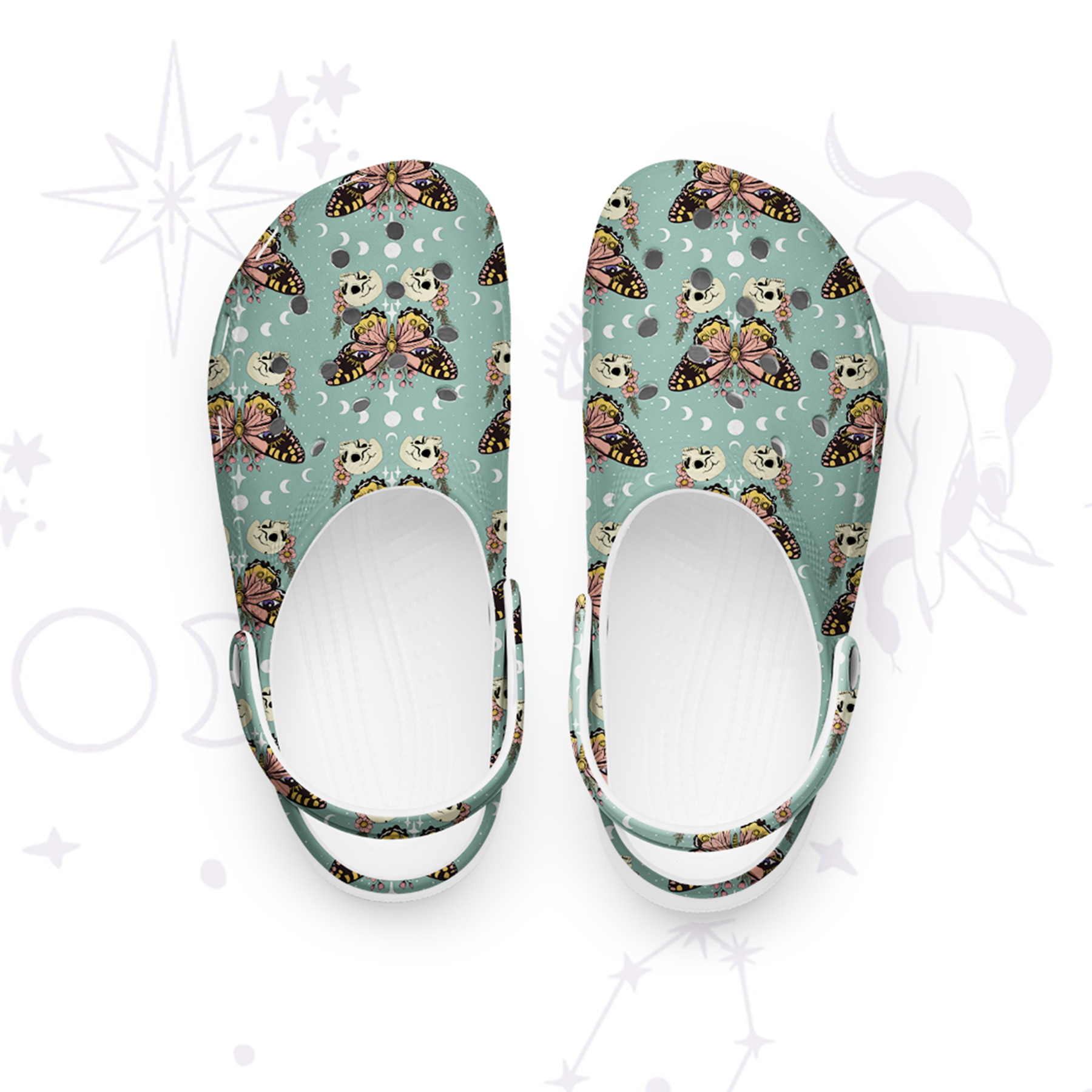 Purplehecate The Endings Won't End You Rubber Clogs