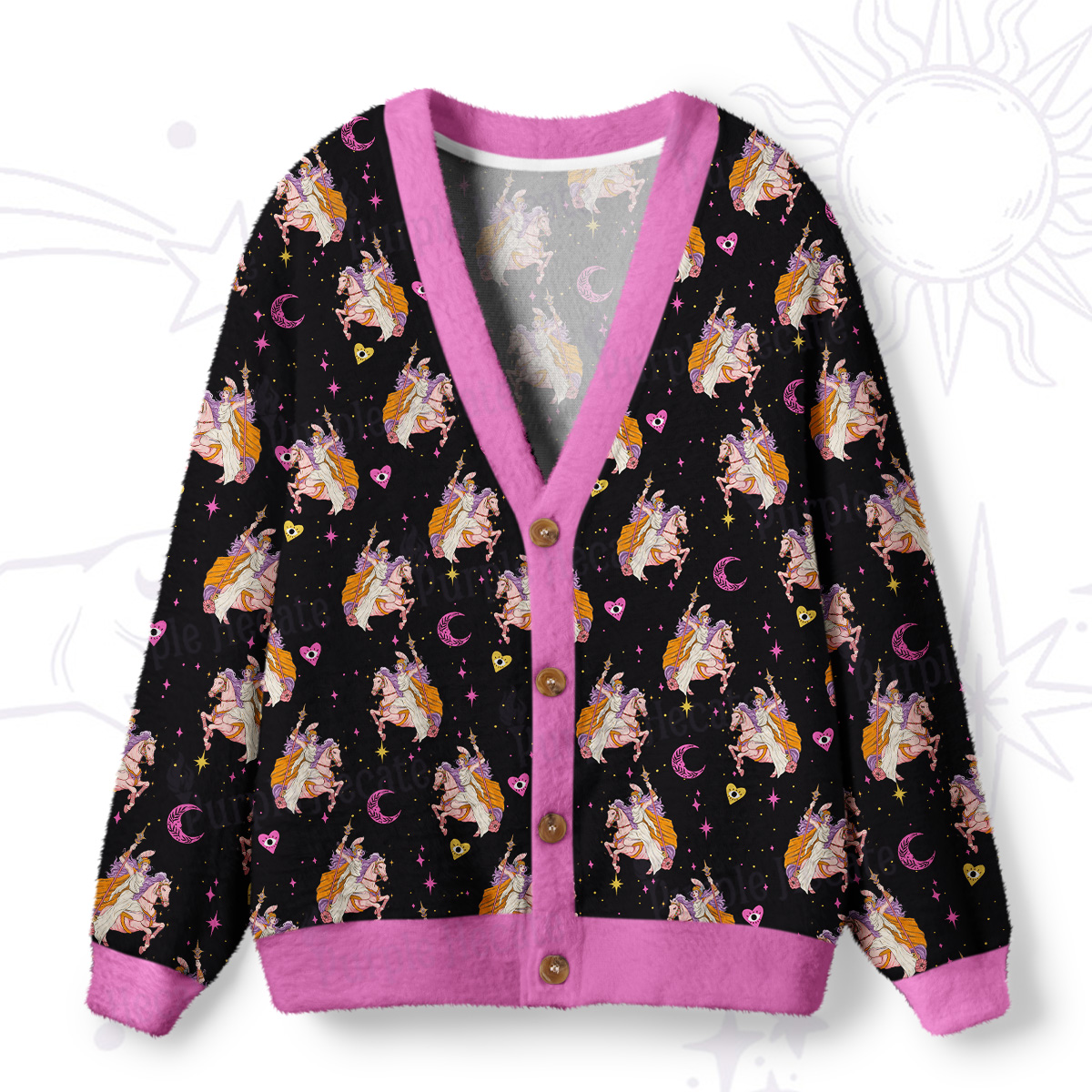 Purplehecate The Audacity Ugly Cardigan Sweaters