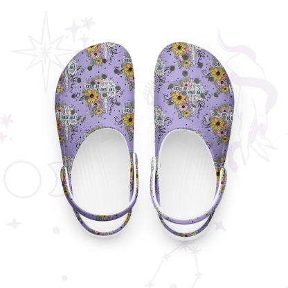 Purplehecate The Zero Of Fucks Rubber Clogs