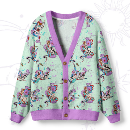 Purplehecate Astrological Secrets Ugly Cardigan Sweaters