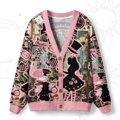 [Copy]Purplehecate Retro Bloom Folk Floral Ugly Cardigan Sweaters