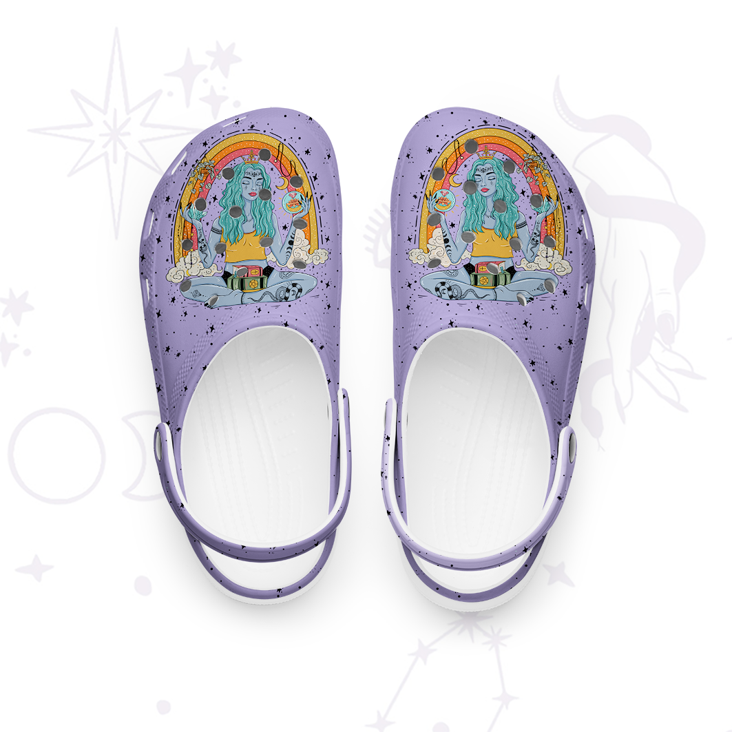 Purplehecate I'm The Queen Of All My Dreams Rubber Clogs