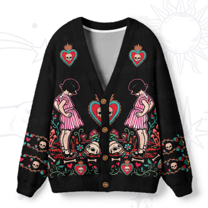 Purplehecate Compost Your Enemies Ugly Cardigan Sweaters
