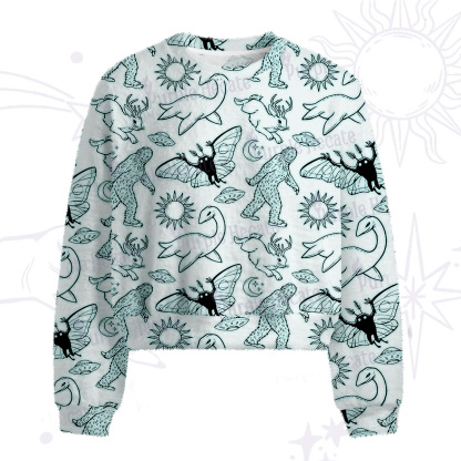 Purplehecate Cryptid Fuzzy Crewneck Sweater