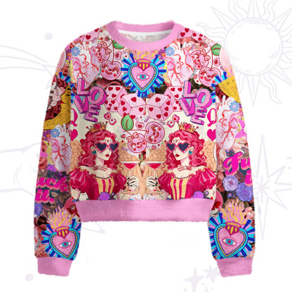 [Copy]Purplehecate Cryptid Fuzzy Crewneck Sweater