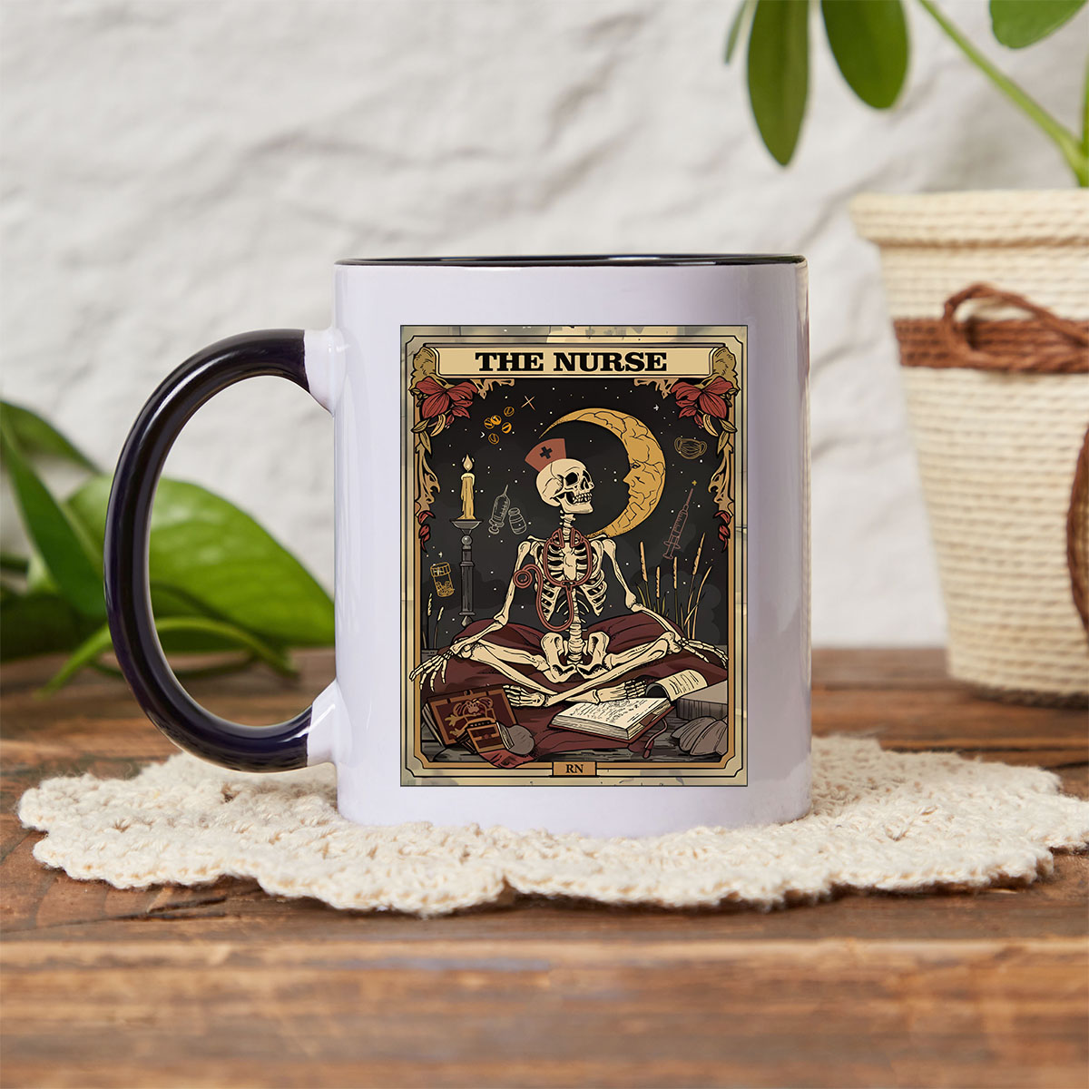 Purplehecate The Nurse Tarot Card Mug
