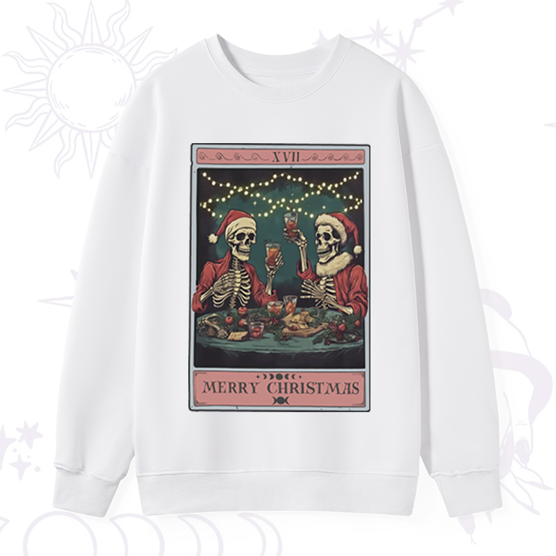 Purplehecate Christmas Dinner Tarot Sweatshirt