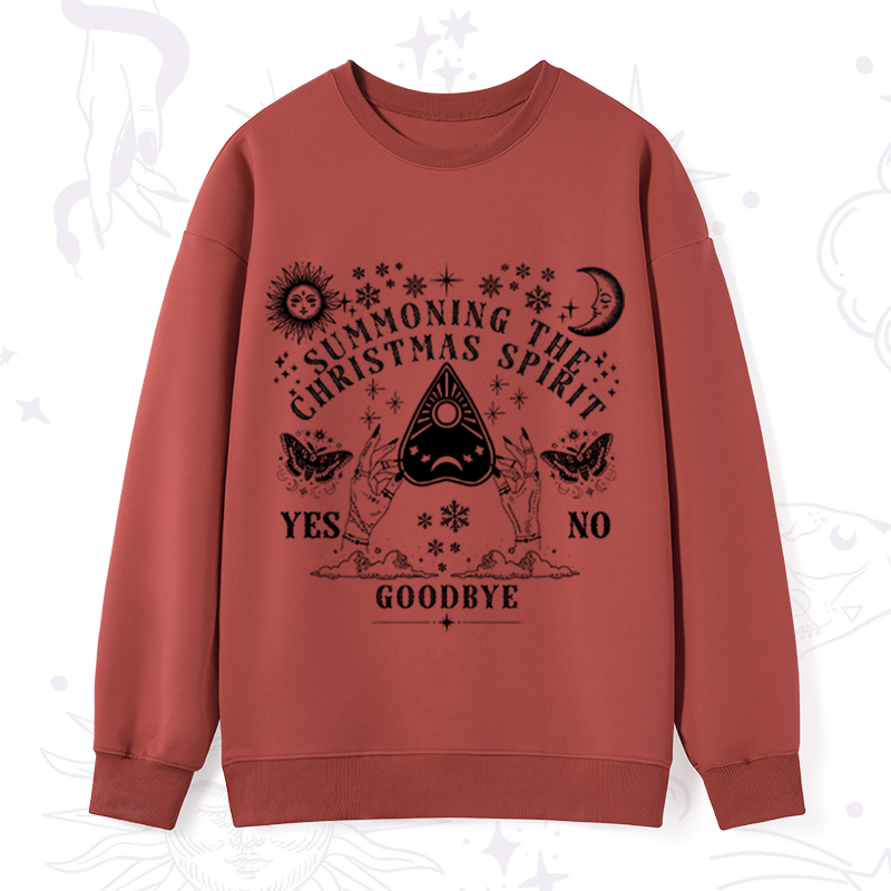 Purplehecate Christmas Mystical Talking Board Sweatshirt