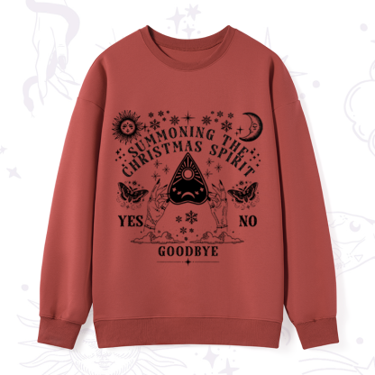 Purplehecate Christmas Mystical Talking Board Sweatshirt