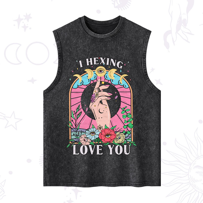 Purplehecate I Hexing Love You Washed Tank