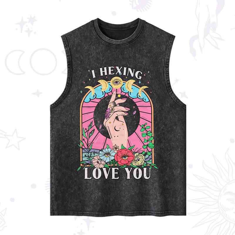 Purplehecate I Hexing Love You Washed Tank