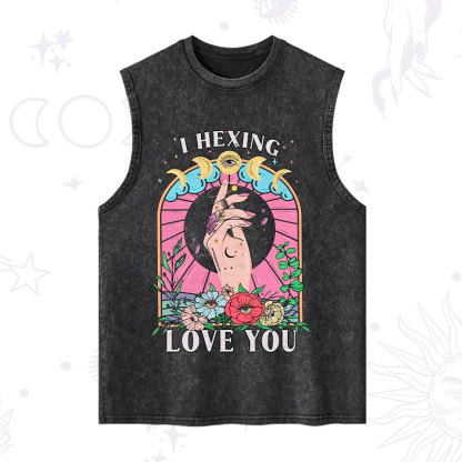Purplehecate I Hexing Love You Washed Tank