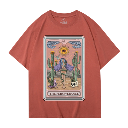 Purplehecate The Perseverance Tarot Card T-Shirt