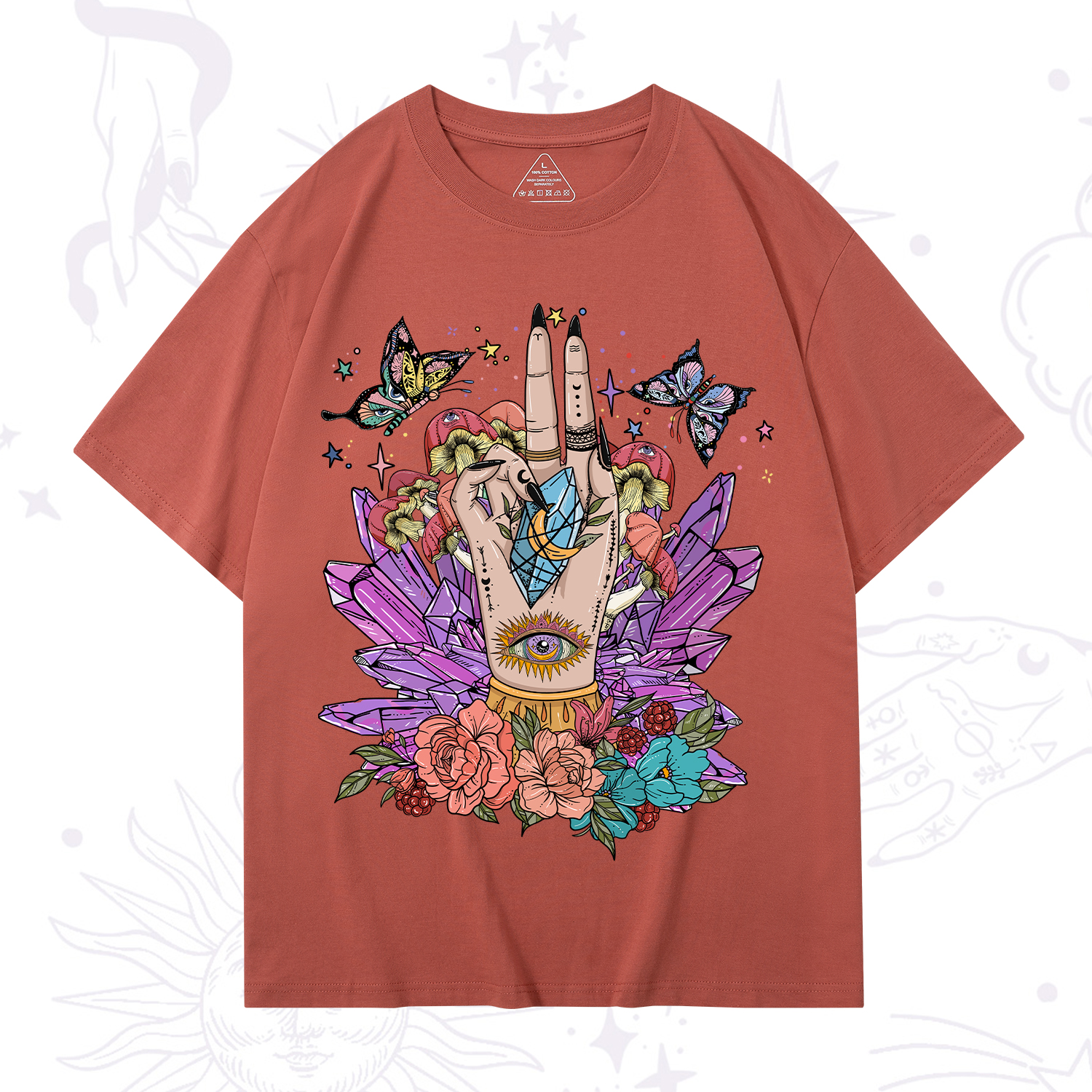 Purplehecate Mystic Crystal Divination T-Shirt