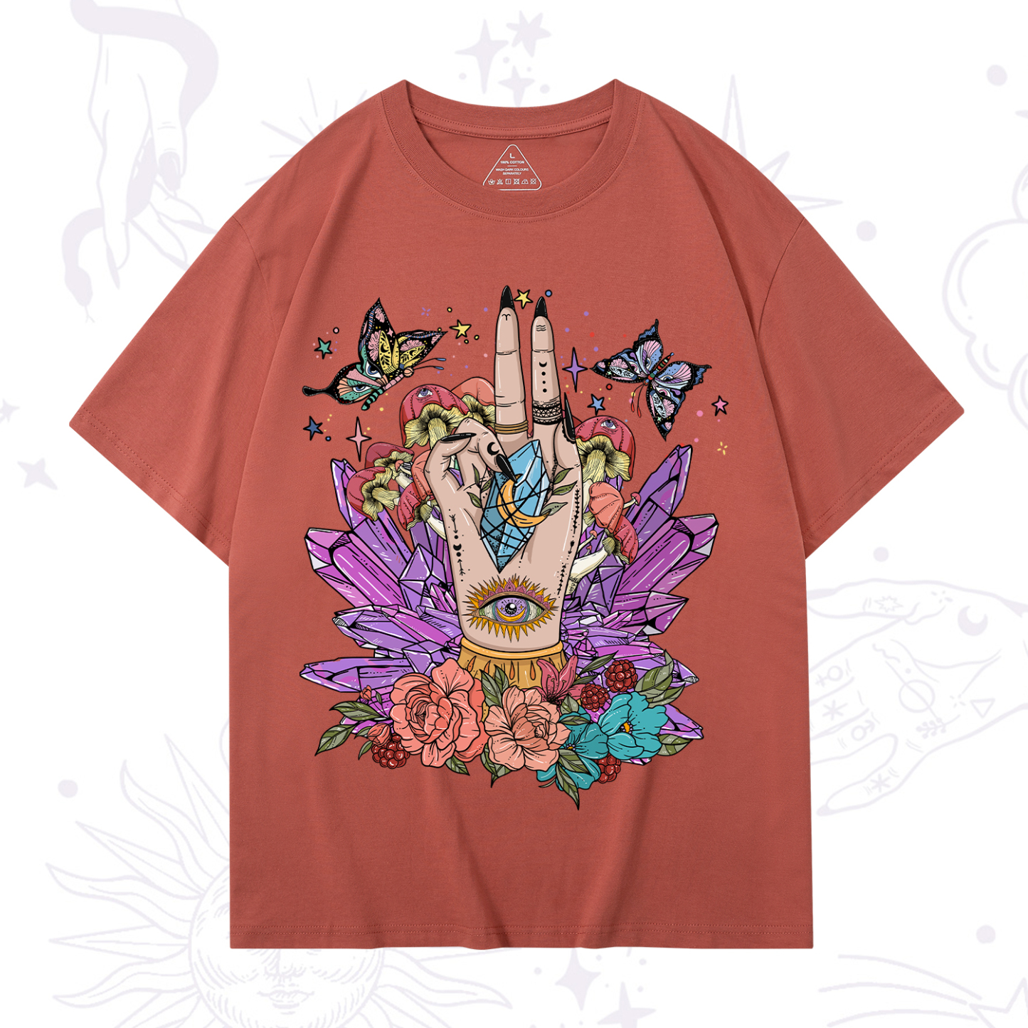 Purplehecate Mystic Crystal Divination T-Shirt