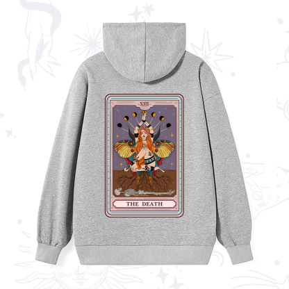 Purplehecate The Death Tarot Card Hoodie