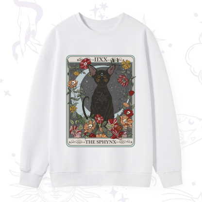 Purplehecate The Sphynx Tarot Sweatshirt