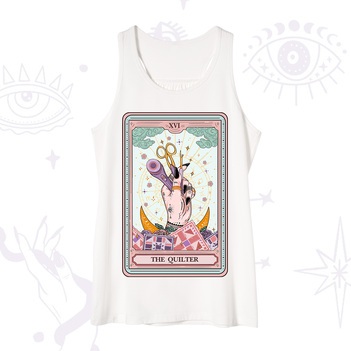 Purplehecate The Quilter Tarot Card Tank