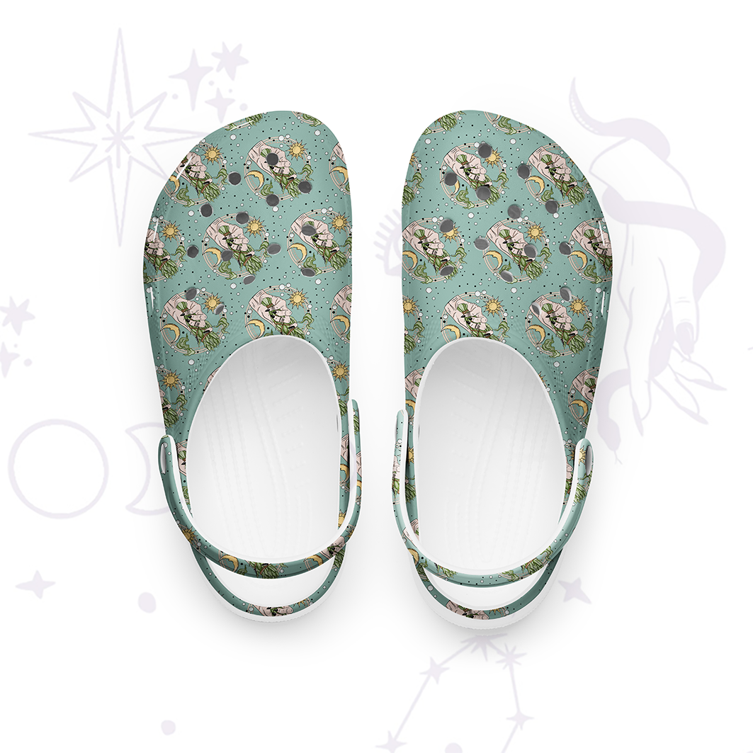 Purplehecate Go Sage Yourself Rubber Clogs