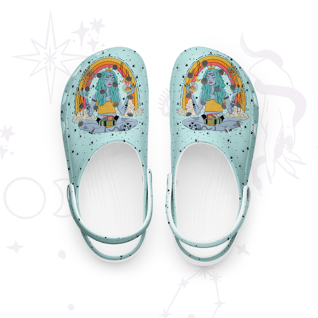 Purplehecate I'm The Queen Of All My Dreams Rubber Clogs