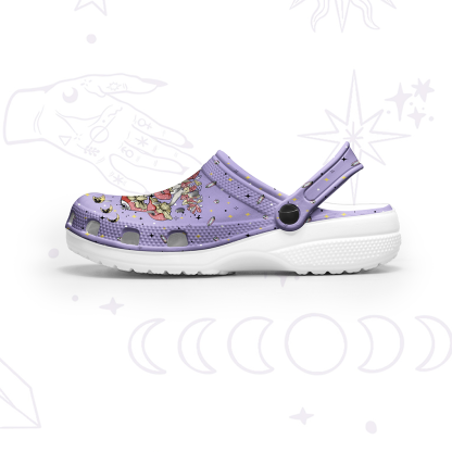 Purplehecate Magic Mushroom Rubber Clogs