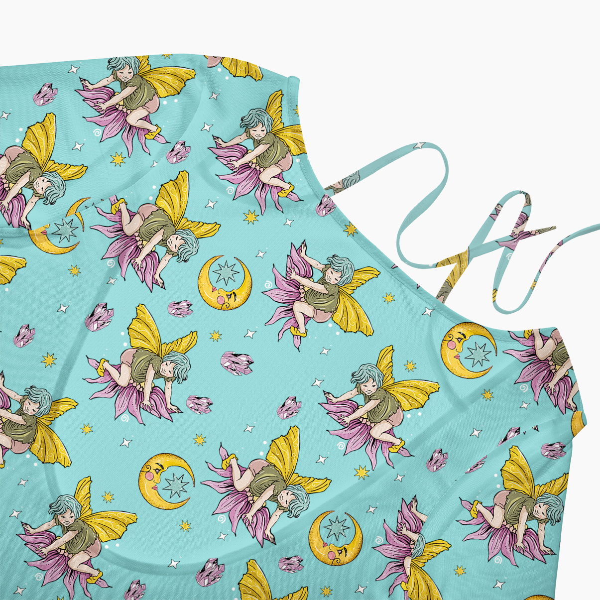 Purplehecate Stay Curious Beachwear Cover-Up Dress