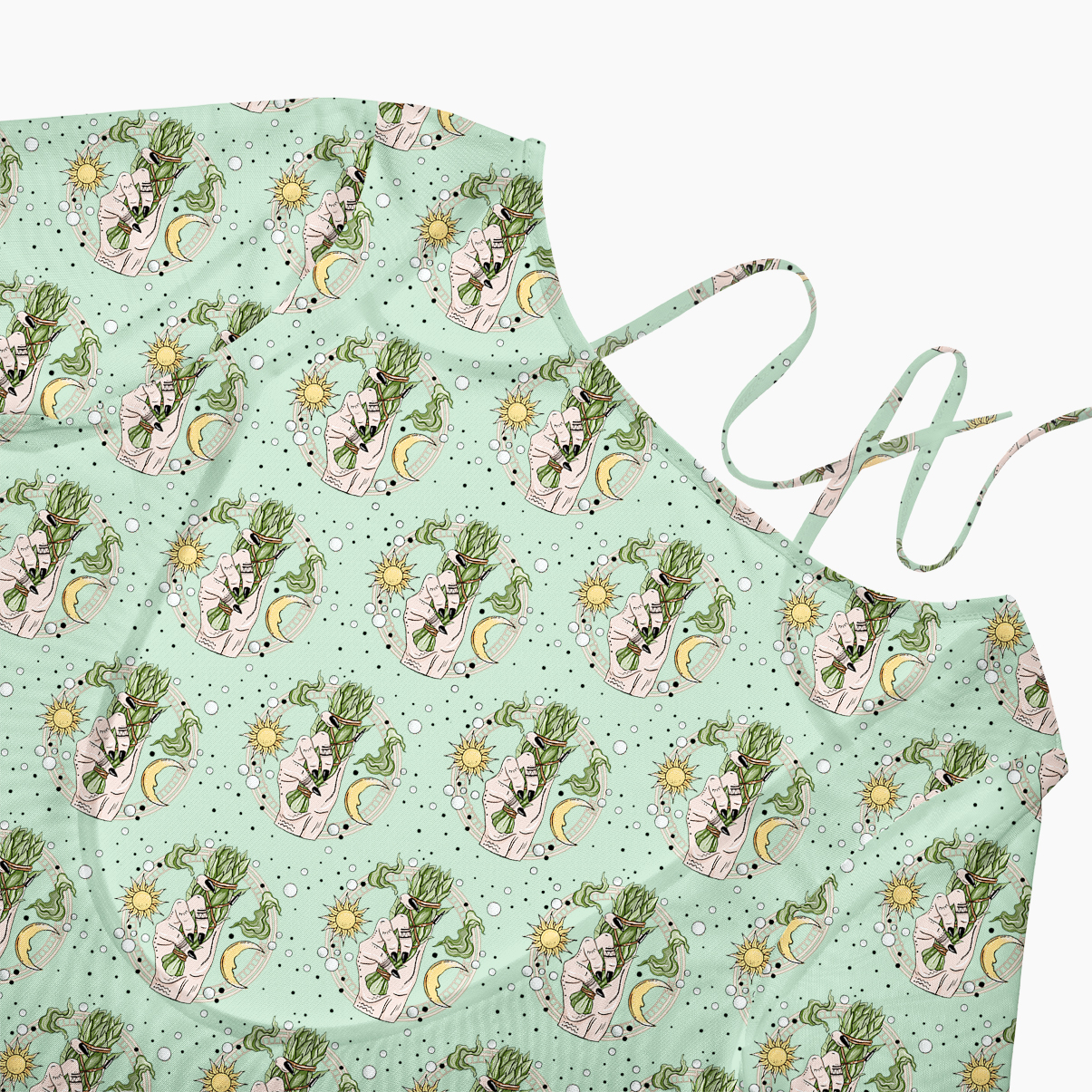 Purplehecate Go Sage Yourself Beachwear Cover-Up Dress