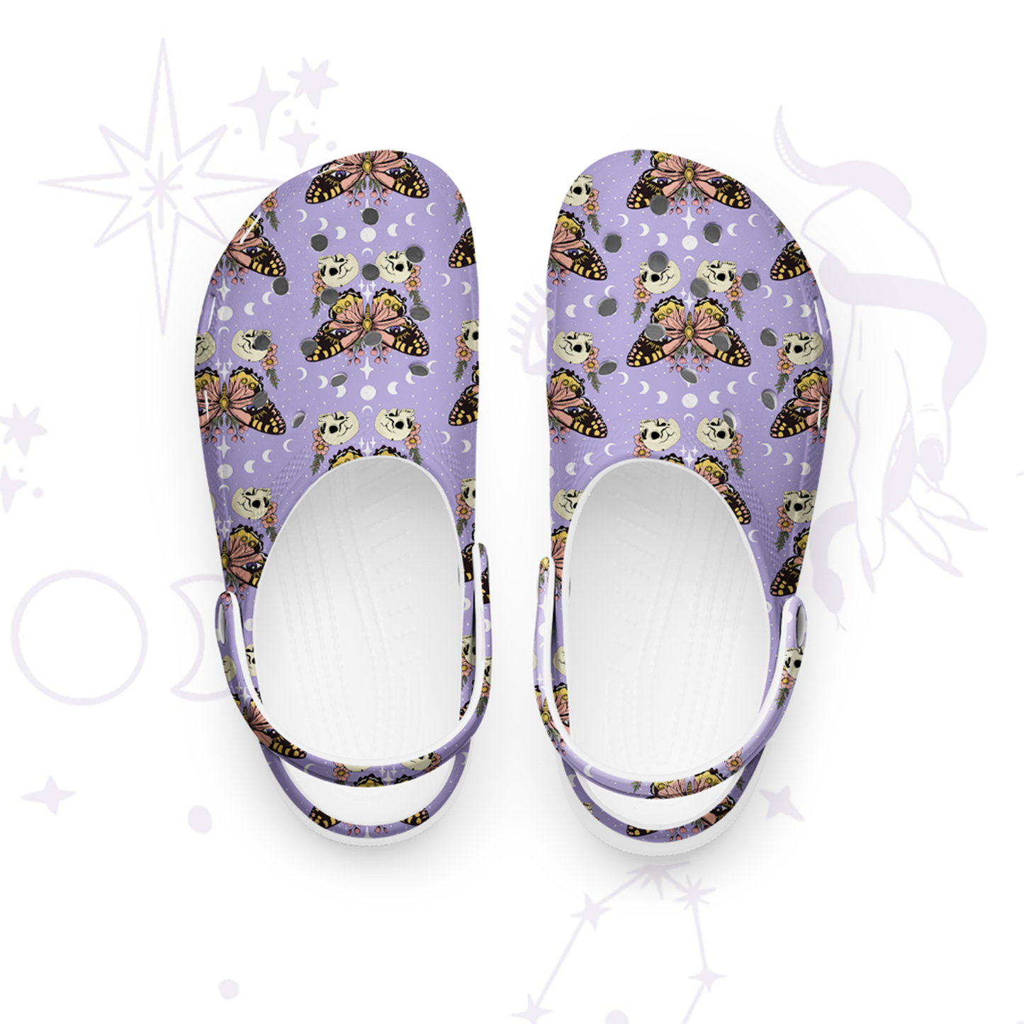 Purplehecate The Endings Won't End You Rubber Clogs