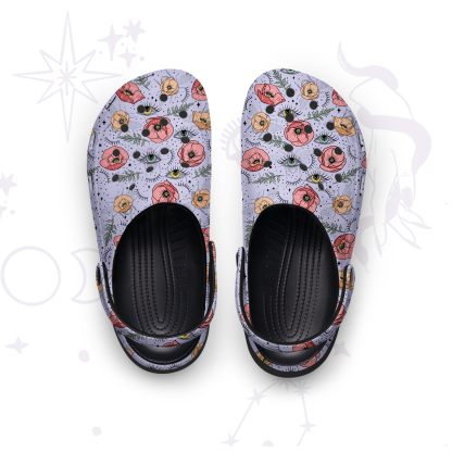 Purplehecate The Bee's Knees Rubber Clogs