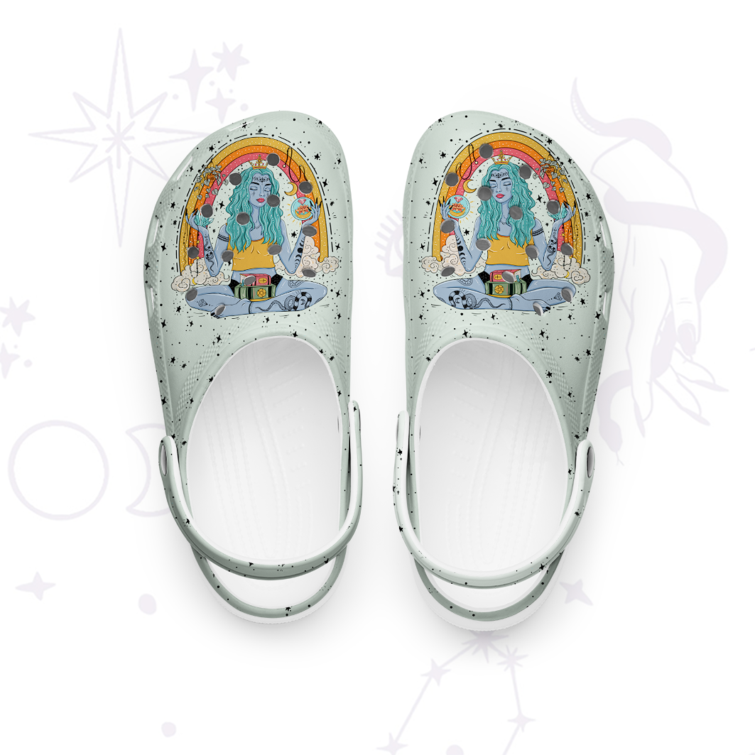 Purplehecate I'm The Queen Of All My Dreams Rubber Clogs