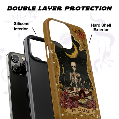 Purplehecate The Reader Tarot Ancient Mirror Phone Case