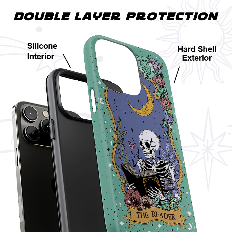 Purplehecate The Reader's Tarot Ancient Mirror Phone Case
