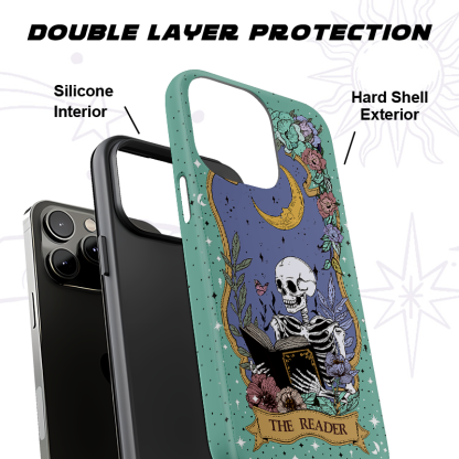 Purplehecate The Reader's Tarot Ancient Mirror Phone Case