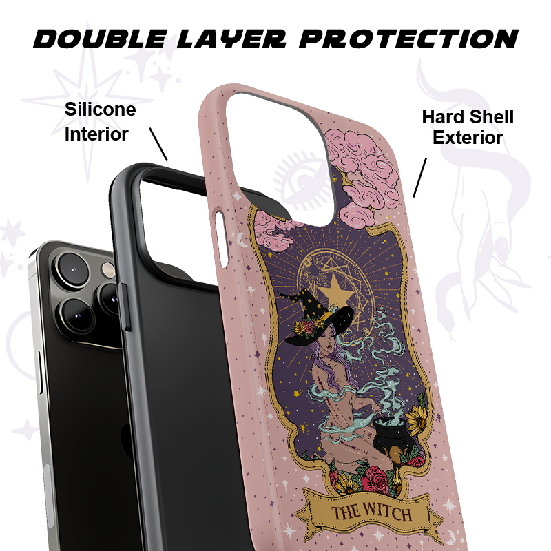 Purplehecate The Witch Tarot Ancient Mirror Phone Case