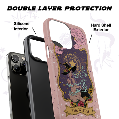 Purplehecate The Witch Tarot Ancient Mirror Phone Case