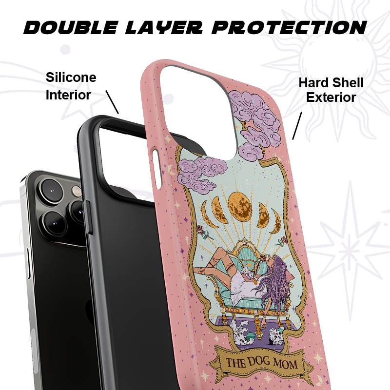 Purplehecate The Cat Mom Tarot Ancient Mirror Phone Case