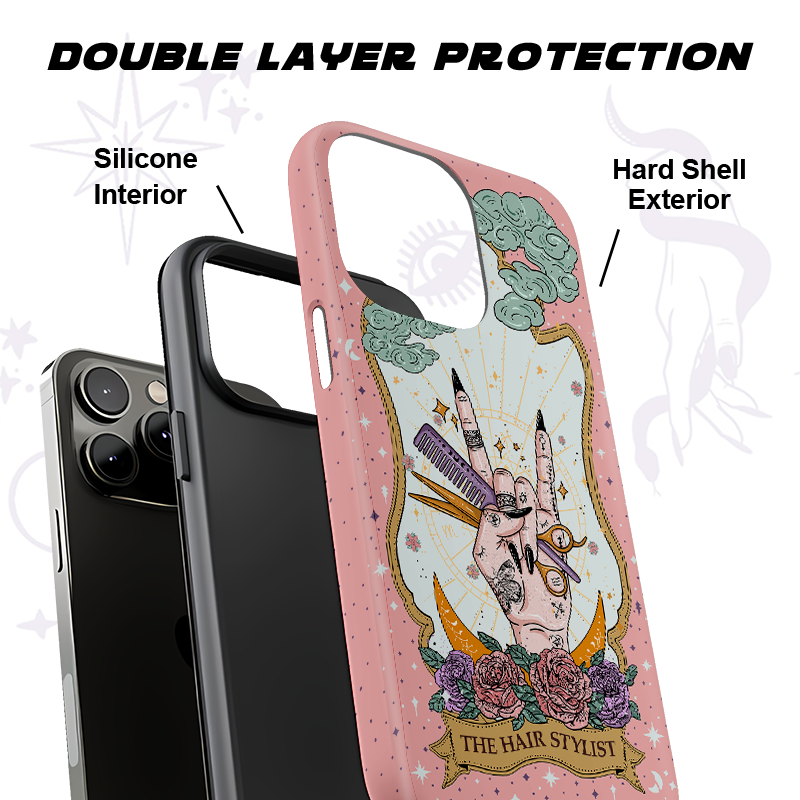 Purplehecate The Hair Stylist Tarot Ancient Mirror Phone Case