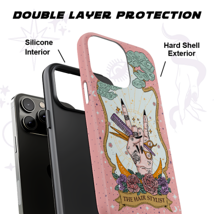 Purplehecate The Hair Stylist Tarot Ancient Mirror Phone Case