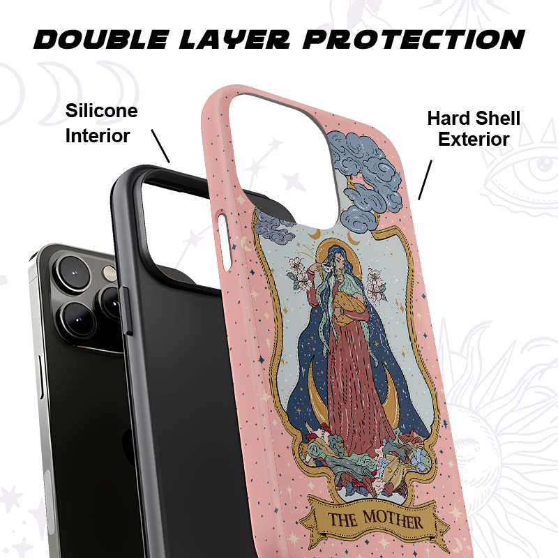 Purplehecate The mother Tarot Ancient Mirror Phone Case