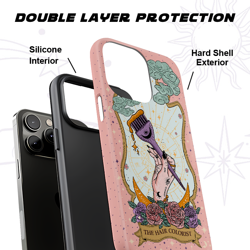 Purplehecate The Hair Colorist Tarot Ancient Mirror Phone Case