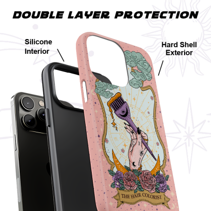 Purplehecate The Hair Colorist Tarot Ancient Mirror Phone Case