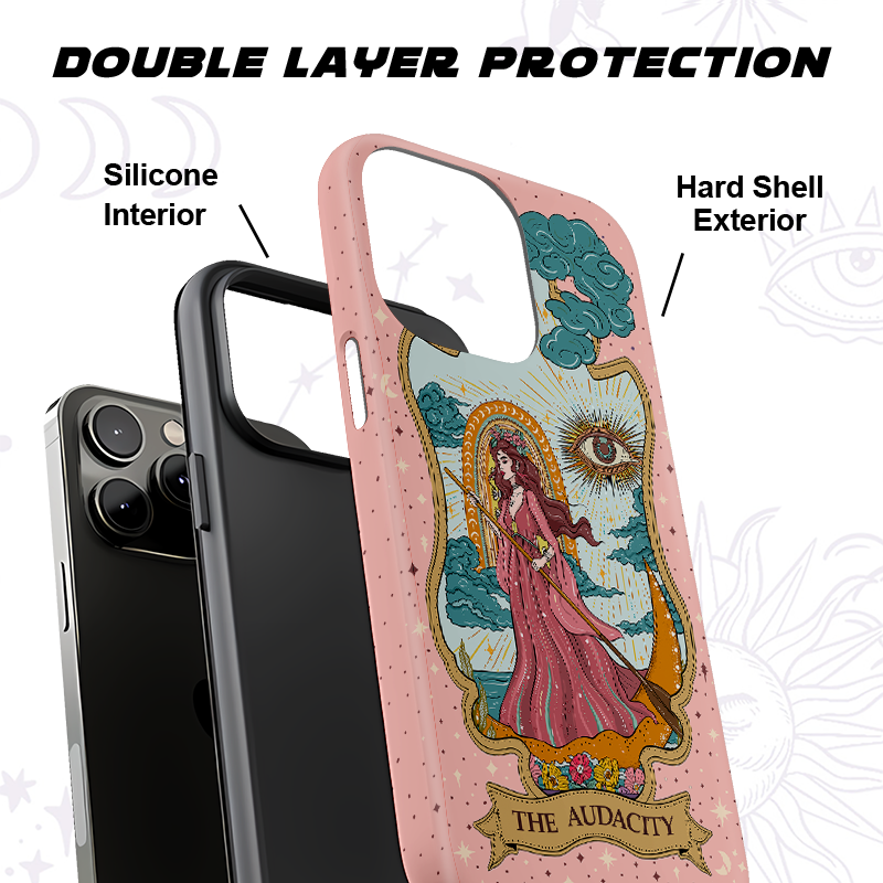 Purplehecate The Audacity Goddess Tarot Ancient Mirror Phone Case