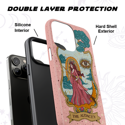 Purplehecate The Audacity Goddess Tarot Ancient Mirror Phone Case