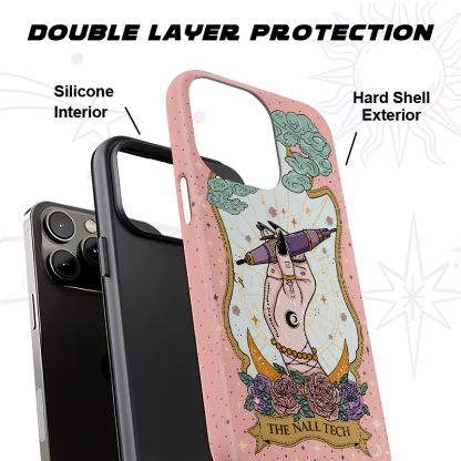 Purplehecate The Nail Tech Tarot Card Ancient Mirror Phone Case